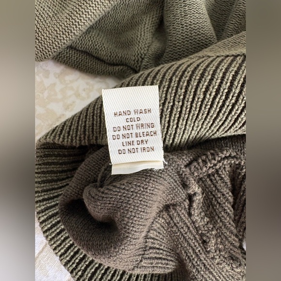 Vintage Havana Sweater Y2K Academia Cottage Pullover Cardigan | Olive Green | M - Picture 12 of 16